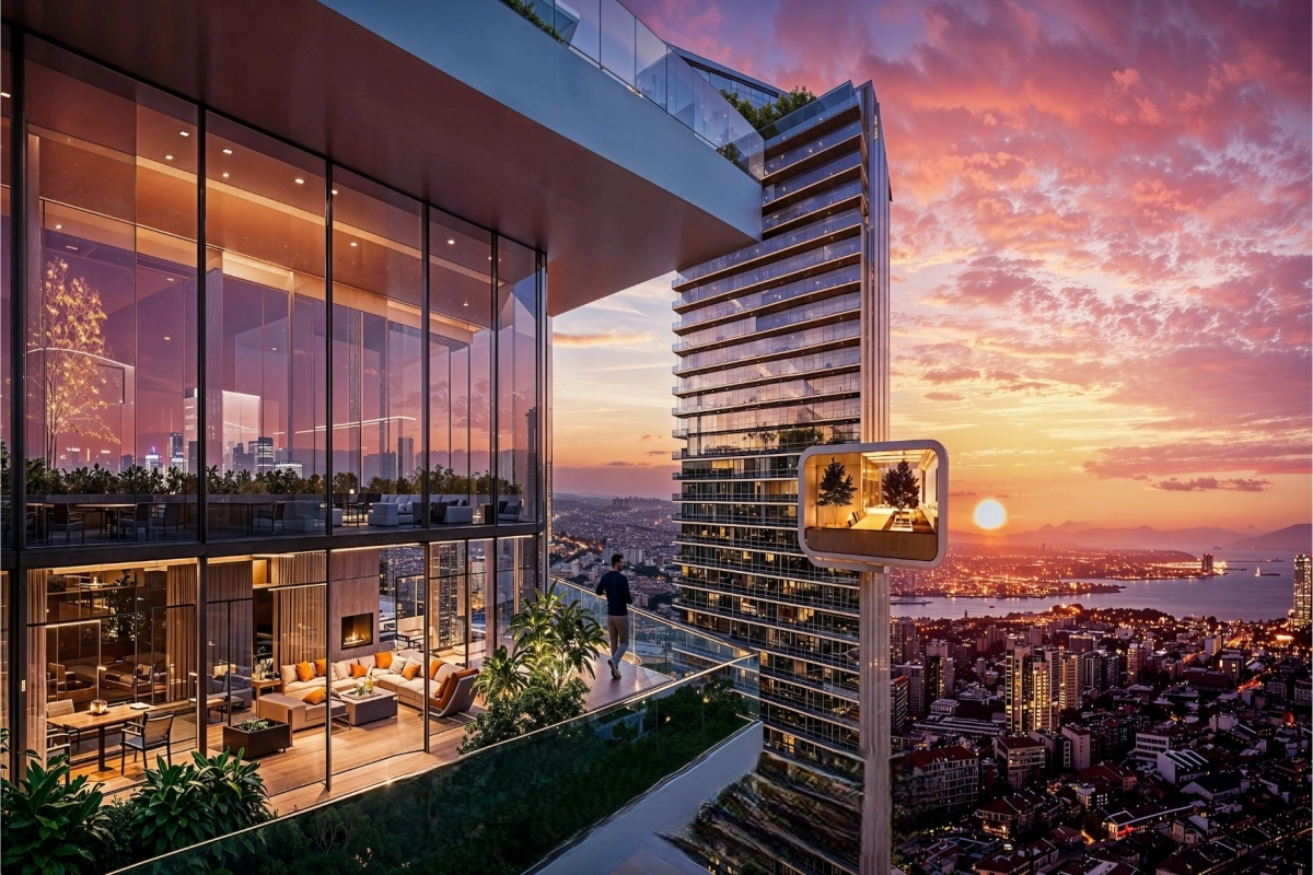 Taşyapı Şişli – Luxury Apartments for Sale with Bosphorus Views
