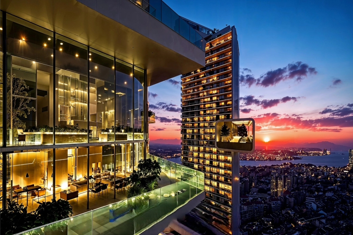 Taşyapı Şişli – Luxury Apartments for Sale with Bosphorus Views