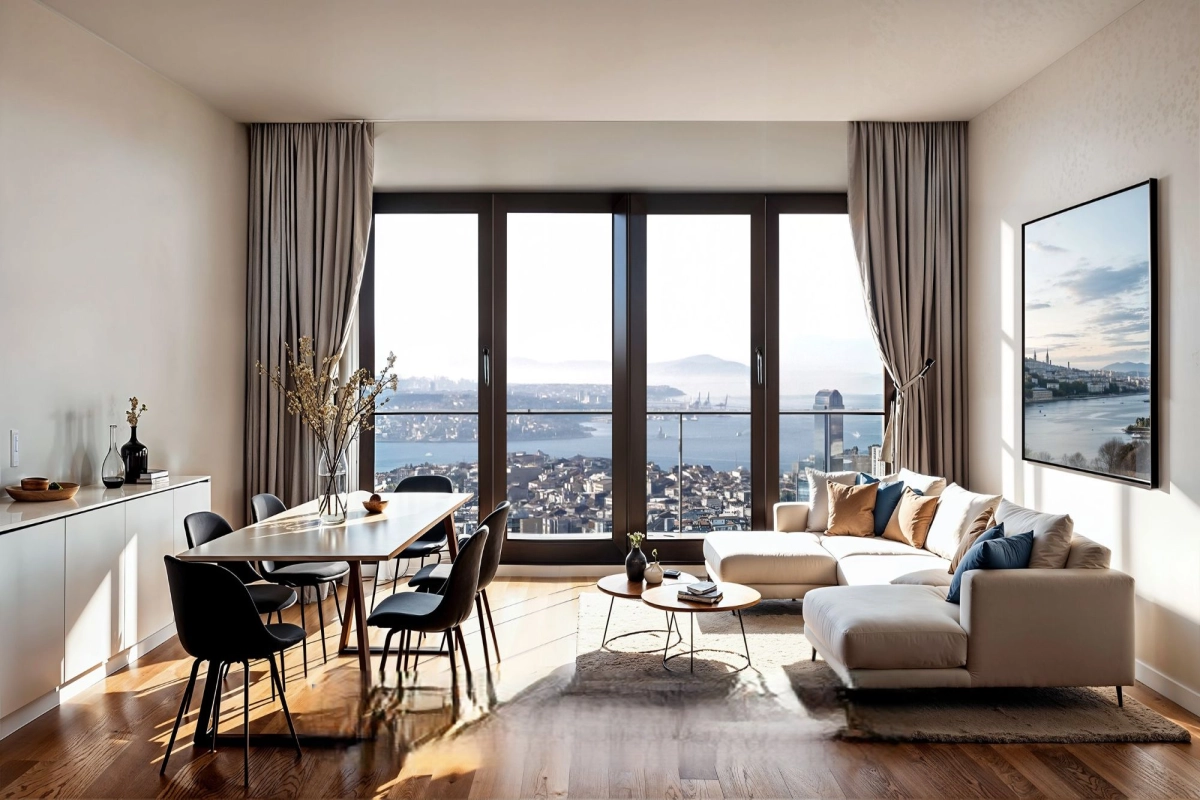 Taşyapı Şişli – Luxury Apartments for Sale with Bosphorus Views