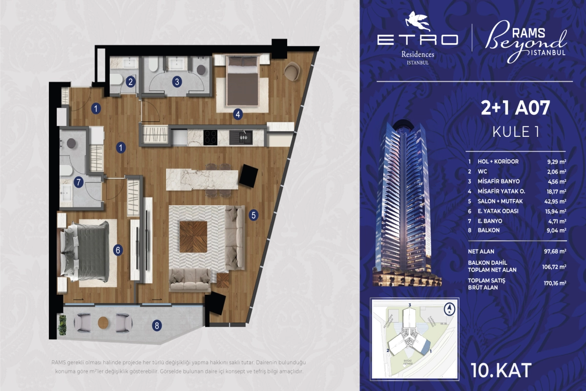 ETRO Residences Istanbul – Luxury Designer Apartments in Maslak